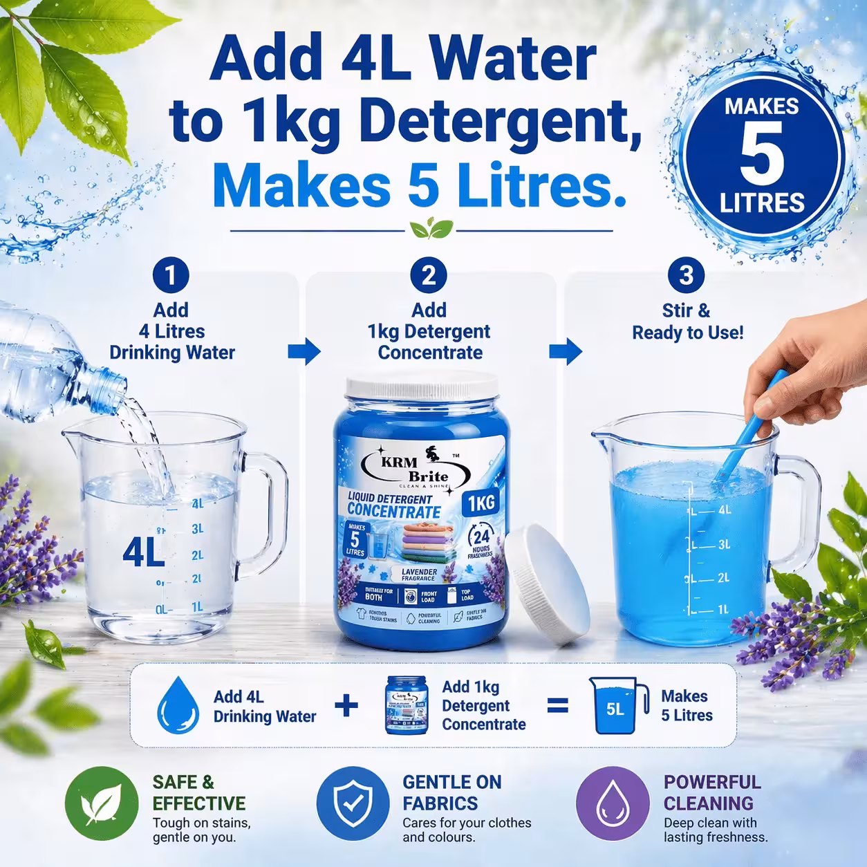 Liquid Detergent 1 kg Concentrate alternate view